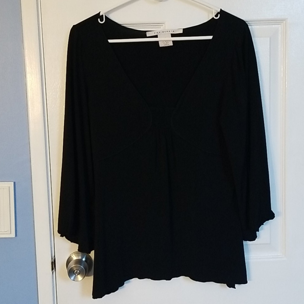 Max Studio made in USA flare blouse